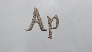 sand art name writing ✍️ ✨️