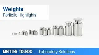 METTLER TOLEDO Test Weights for Testing and Calibration of Balances - Portfolio Highlights