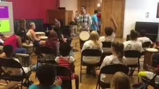 Luke Quaranta West African Drumming | Upturn Arts Music Camp sp by Positive Vibrations Foundation