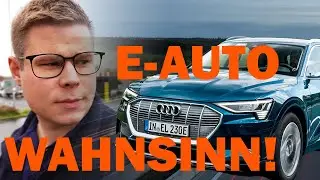 Langstrecke zum Rechenzentrum mit ELEKTROAUTO (Audi E-Tron 55) TOP oder Schrott? Der Winter-Wahnsinn