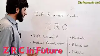 Future plans of Zia Research center|| Future of Z R C ?