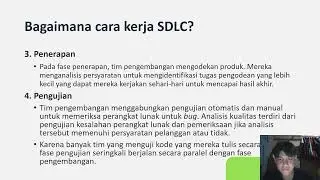 PERESENTASE MATERI SOFTWARE DEVELOPMENT LIFE CYCLE ALGIFARI-230250502006