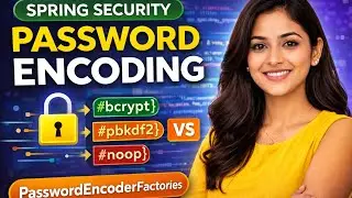 Spring Security PasswordEncoder Explained | Configure PasswordEncoder using PasswordEncoderFactories