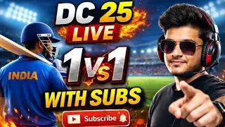 Dream Cricket 25 LIVE 🔥 | 1v1 With SUBSCRIBERS ONLY 😈 | Aa Jao #1vs1 #Live #cricket