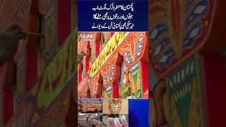 Truck art has become a unique identity of Pakistan #truckart #pakistan #talent #art #sunodigital