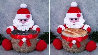 😍Универсальная корзина/🌲Как сделать корзину Деда Мороза/❤Отличный подарок