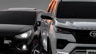 VERNA VS FORTUNER | BLOACK 