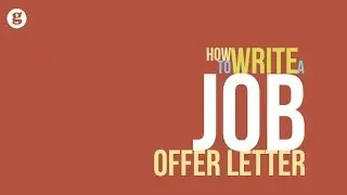 How to Write a Job Offer Letter 2e