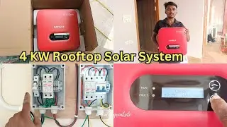 4 KW Rooftop solar system | loom Solar | Solar panel installation | Energable Solar