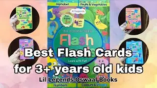 Best Flash Cards for 3+ years old kids from Lil Legends Oswaal Books 📚