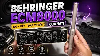 Hướng Dẫn Lắp Micro RTA Behringer ECM8000 + UMC202 Đo Đáp Tuyến Loa, Cắt Hú Dàn Nhạc, Đo EQ