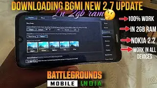 How To Download 2.7 Update In 2GB Ram 🤔  | Easily Fix It | Work In All Devices...