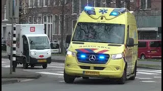 Ambulances met spoed naar HMC Westeinde Den Haag en traumahelikopter stijgt op na ongeval IJmuiden