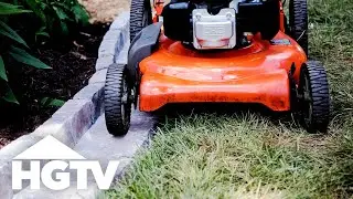 Easy DIY Paver Edging | HGTV