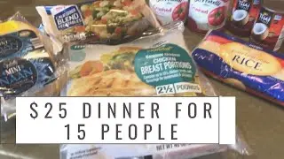 Can I feed 15 Dinner for $25? - Large family meal