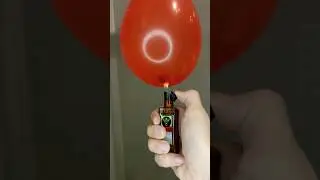 Lighter vs water balloon 🎈