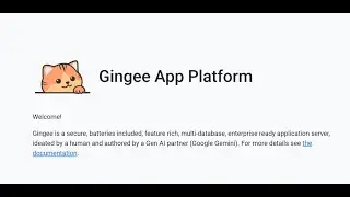 Gingee - A GenAI Authored App Server