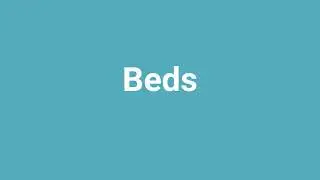 'Beds' Meaning and Pronunciation