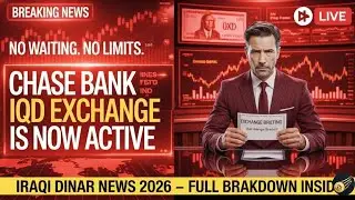 💸 Chase Bank Iraqi Dinar Exchange Now Active: No Waiting, No Limits!