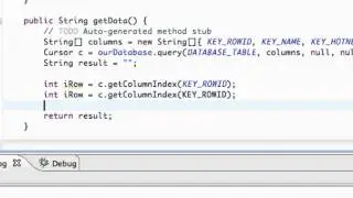 - 120 - Reading SQLite Database with Cursor.MP4
