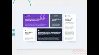 Testimonials grid section main | Frontend mentor challenge with HTML & CSS