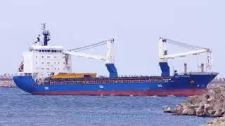 Victory Shine, IMO 9349291 - General Cargo - Ship Spotting 4K 50fps