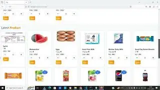 Online Grocery Shop Project using Python Django