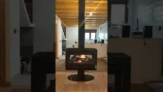 Chimenea de le&ntilde;a doble cara instalaci&oacute;n realizada por Sigifredo y julio calorhogarreformasychimeneas