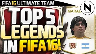 TOP 5 LEGENDS IN FIFA 16!! - FIFA Ultimate Team