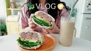 SUB) Приготовление куки с 4 вкусами сырного печенья, еда огуречного кимбапа 🥒