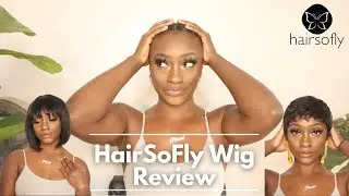 Affordable Pre-Styled Ready To Wear Wigs: HairSoFly Unprocessed Human Hair Wigs|  #affordablewighaul
