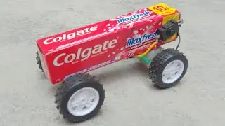 How To Make Colgate Car - Electric Colgate Car - Colgate Car At Home - 2 Million Gear