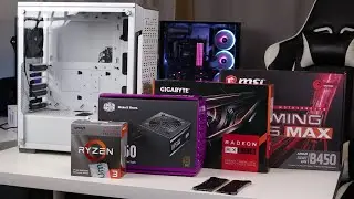 Budget PC Timelapse Build - Corsair iCUE 220T, Ryzen 3200g, RX 570