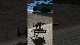Robot dogs Armed with AI-Targeting Rifles!#shorts #youtubeshorts#subscribe #trending #technology