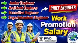 Junior Engineer to Chief Engineer | Promotion/Work & Responsibility | Salary .