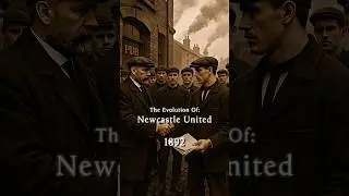The Evolution Of Newcastle United ⚽️ #newcastleunited #shorts #soccer #football #ai #viralvideo