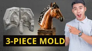 Most People Mess This Up: 3-Piece Plaster Mold Tutorial