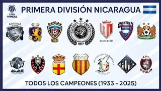 ⚪️ DIRIANG&Eacute;N Campe&oacute;n Ap.2025 | Primera Divisi&oacute;n de Nicaragua 1933 - 2025 | Todos los Campeones