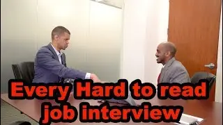 Every Hard to Read job Interview (Sketch comedy)