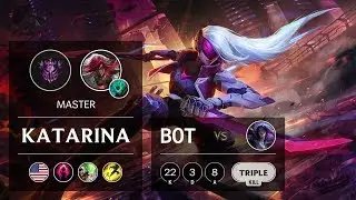 Katarina Bot vs Kai'Sa - NA Master Patch 9.18