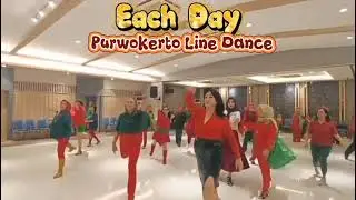 EACH DAY - Line Dance // Intermediate // Choreo Gregory Danvoie // PLD & Friends 