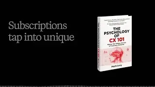 Principle #54 - Subscription Psychology