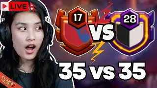 Clash of Clans LIVE | Nepali 101 🇳🇵 vs Korea.No.1 🇰🇷 | 35v35 Epic War | With AlyyOn