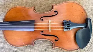 SOLD OLD Violin #1336 BEAUTIFUL Wurlitzer Guarneri Violin. BUTTERY Sweet Old Tone 