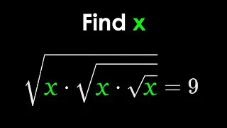 Solve for x: √x × √x × √x = 9 Step-by-Step | Nested Square roots