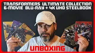 Unboxing the TRANSFORMERS Limited Edition Steelbooks 6-Movie Collection on 4K Ultra HD