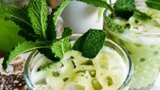 Mint Matcha Latte | Ease Anxiety With Food | Easy Vegan Recipe