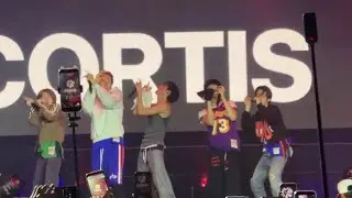 Cortis perform their unreleased song YCC ( YOUNG CREATORS CREW ) at NBA all Star weekend in LA 