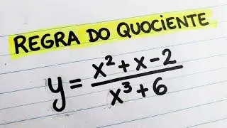 Derivada: Regra do Quociente Passo a Passo