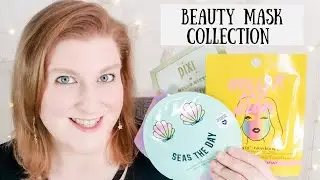 ASMR Beauty Mask Collection Whispered Show & Tell (Crinkles & Tapping)